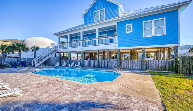 The Starfish House | 11 BR Gulf View Home | Pool | Pet & Event Friendly