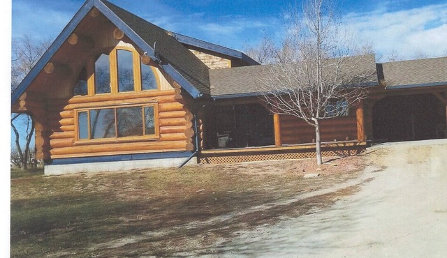 Three level Log Home on Private 40 Acre Estate. in Swift Current