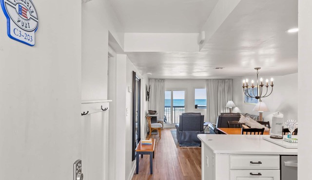 Totally Remodeled C3 building, 2 bdr. 2bth. Amazing gulf front