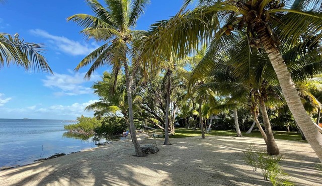 Two Authentic Conch Houses with Private Beach on FL BAY in Tavernier