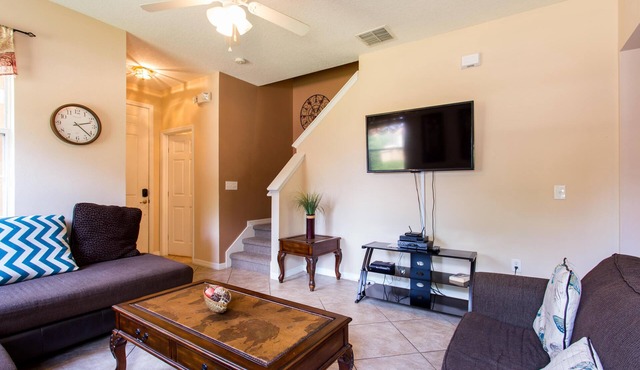 Unit 5 | 3BR Home | 2 Mi to Disney | Pet Friendly | Heated Pool | Gated