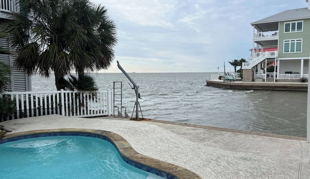 Waterfront Galveston Bay Home w/Private Pool!
