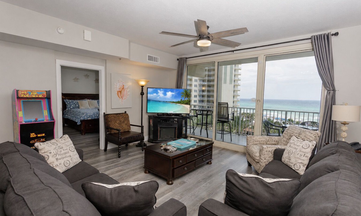 Panama City Beach Condo | Shores of Panama 611: Same-Floor Parking