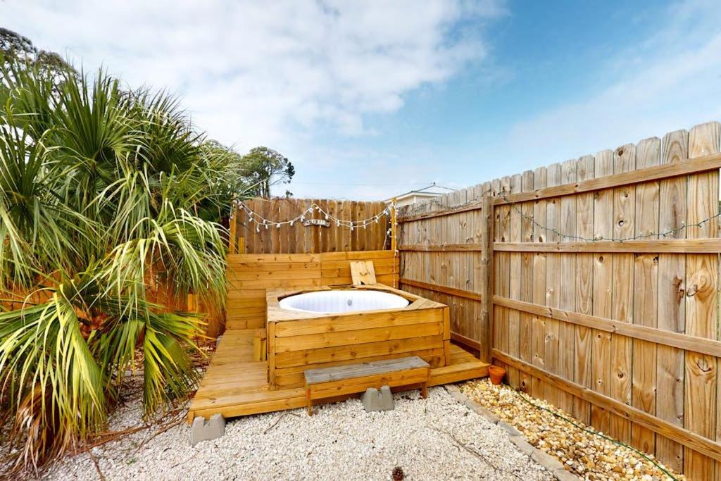 Biltmore Beach House | Charming cottage with enclosed yard patio private hot tub washer dryer