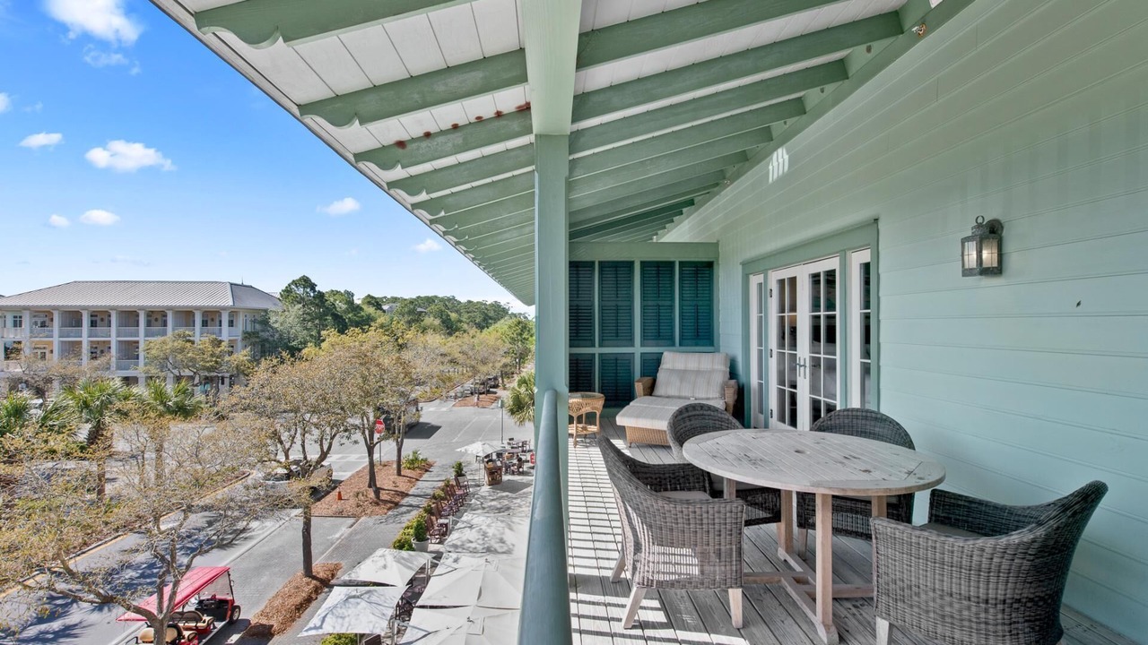 Photo of Patio Balcony in Watercolor