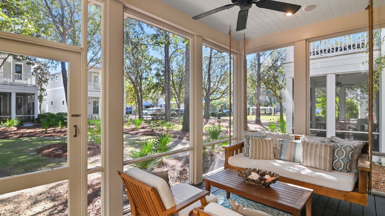 Photo of Patio Balcony in Watercolor