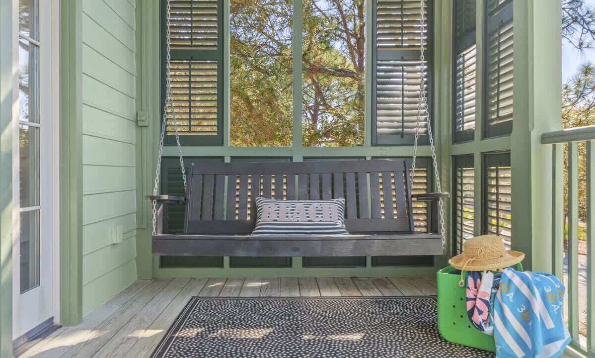 Photo of Patio Balcony in Watercolor