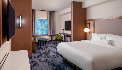 King Suite with Roll-In Shower and Sofa Bed - Mobility Access
