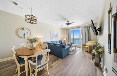 Panama City Beach Condo | Calypso 908W - Gulf-Front Escape, Beach Chairs Included, Walk to Pier Park