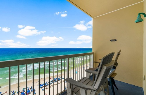 Lower Grand Lagoon Condo | 9TH FLOOR! FREE BEACH SERVICE! GREAT DECOR! OUTSTANDING VIEWS!