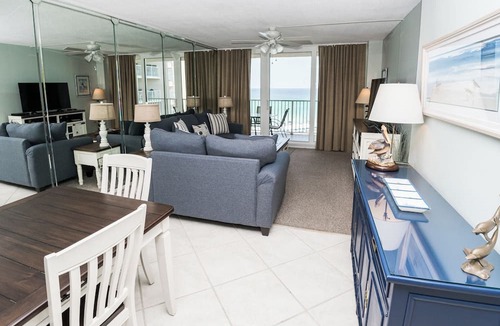 Gulf Lagoon Beach Condo | E805 Great Gulf View, 3 pools, Gym & Tennis Court