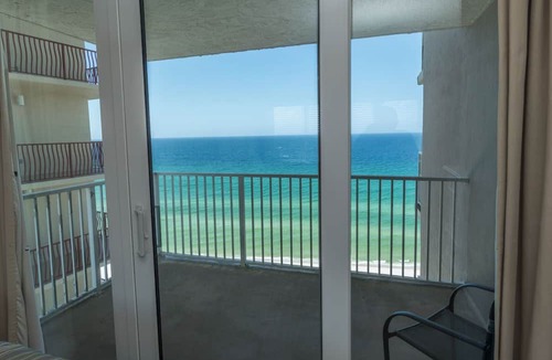 Gulf Lagoon Beach Condo | E1706 Gulf Front View, 3 Pools, Gated Condo