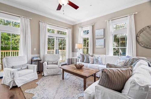 Beach District Condo | Stunning Designer Townhome Next to Beach Club. Easy Walk to Shopping and Dining