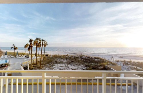 Gulf Lagoon Beach Condo | Beautifully renovated Master on Gulf Free round of Golf & Activities Daily!
