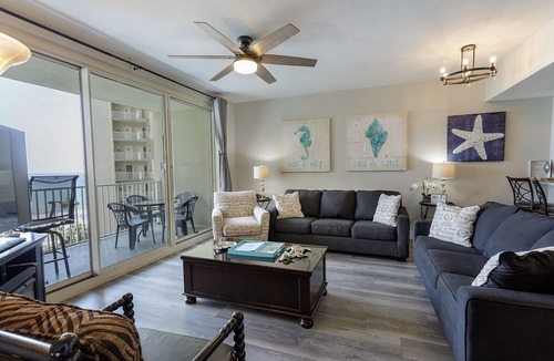 Panama City Beach Condo | Shores of Panama 611: Same-Floor Parking