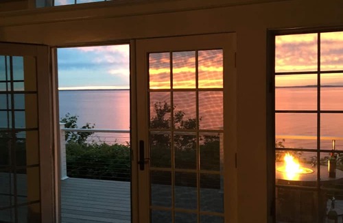West Falmouth House | Luxury Oceanfront home with spectacular western ocean views.enjoy the sunsets!