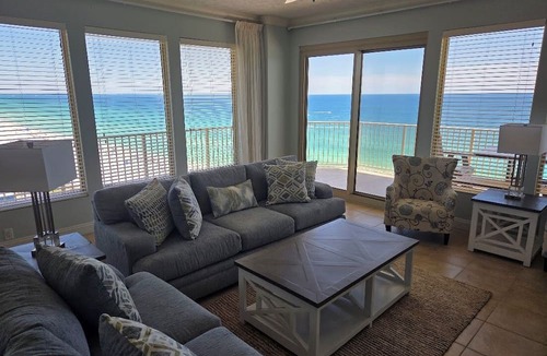 Thomas Drive Condo | Gulf Front 3 Bedroom; Wrap-around balcony; Newly renovated, including bunkbeds.