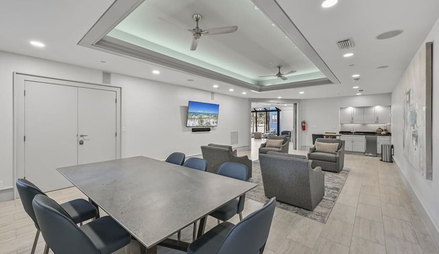 Golf Cart included! Studio with full kitchen. See dolphins from balcony!