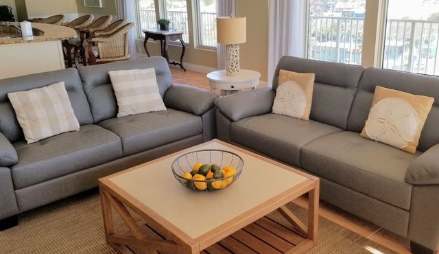 Spectacular 3-bedroom; Wrap-around balcony; Gulf Front; Beach Set up Included!