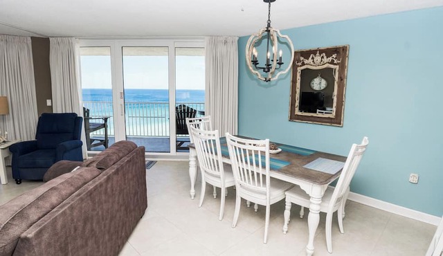 E1201 Million Dollar View! 3 Gulf Front Pools, Gated Condo