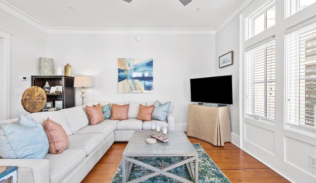 Stylish Coastal Retreat | Large Balcony w/Views | Steps to Beach Club & Pools