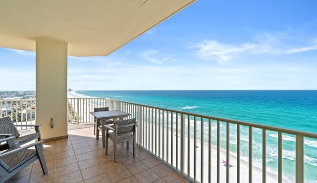 Luxury Gulf-Front Condo with Wraparound Balcony & Heated Pool